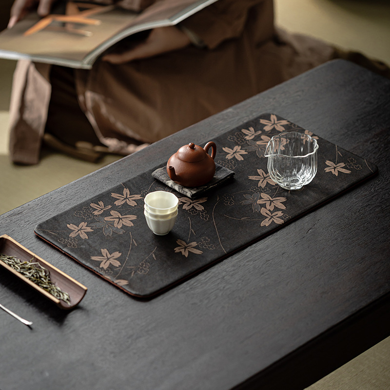 Bán buôn ghế trà sợi mây thơm đệm bàn trà vải cổ điển đệm bàn trà Zen ý khô ghế trà đạo phụ kiện bàn trà cổ