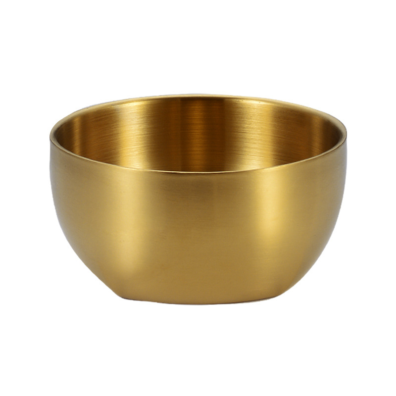 Chén 2 lớp inox 304, chén chống bỏng cho trẻ em, bát cơm Hàn Quốc size 10-12cm PBCP35