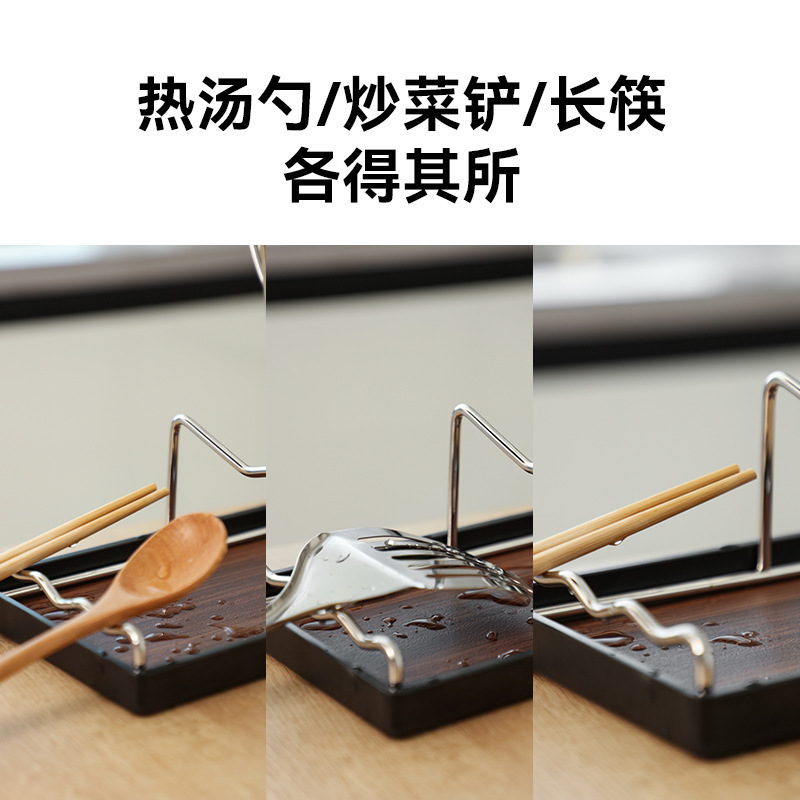 Giá để nắp bếp bydoll, giá để mặt bàn đa năng, giá để thìa, dụng cụ để nắp, giá để ráo nước