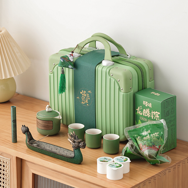 Lễ hội thuyền rồng Bộ ấm trà Quà Tặng Zongzi Gói quà tặng cho khách hàng Quà Tặng phúc lợi nhân viên Quà tặng ngày lễ thiết thực