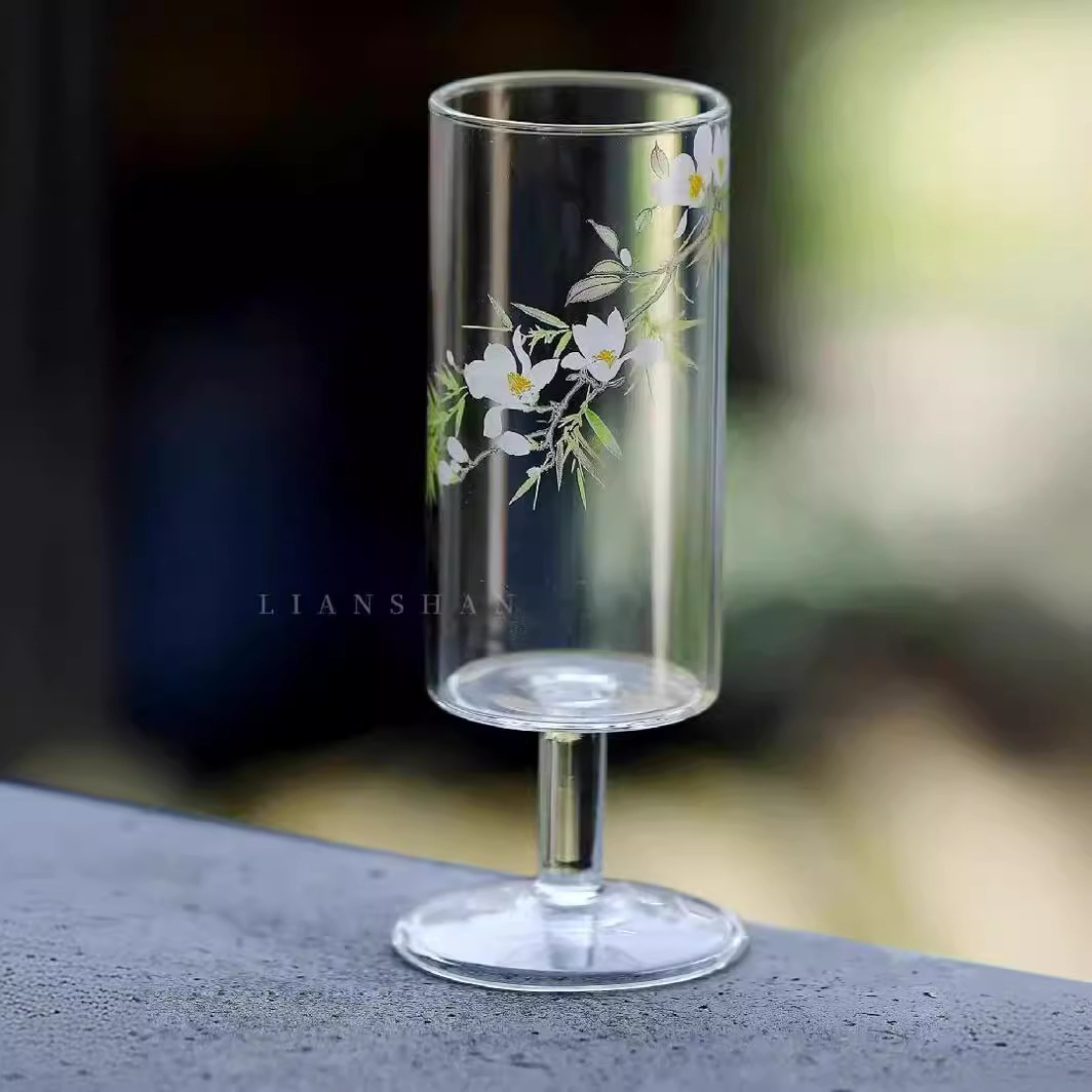 Trà Xanh Borosilicat cao tách nếm trà thủy tinh chiết xuất lạnh dụng cụ trà Kung Fu chịu nhiệt