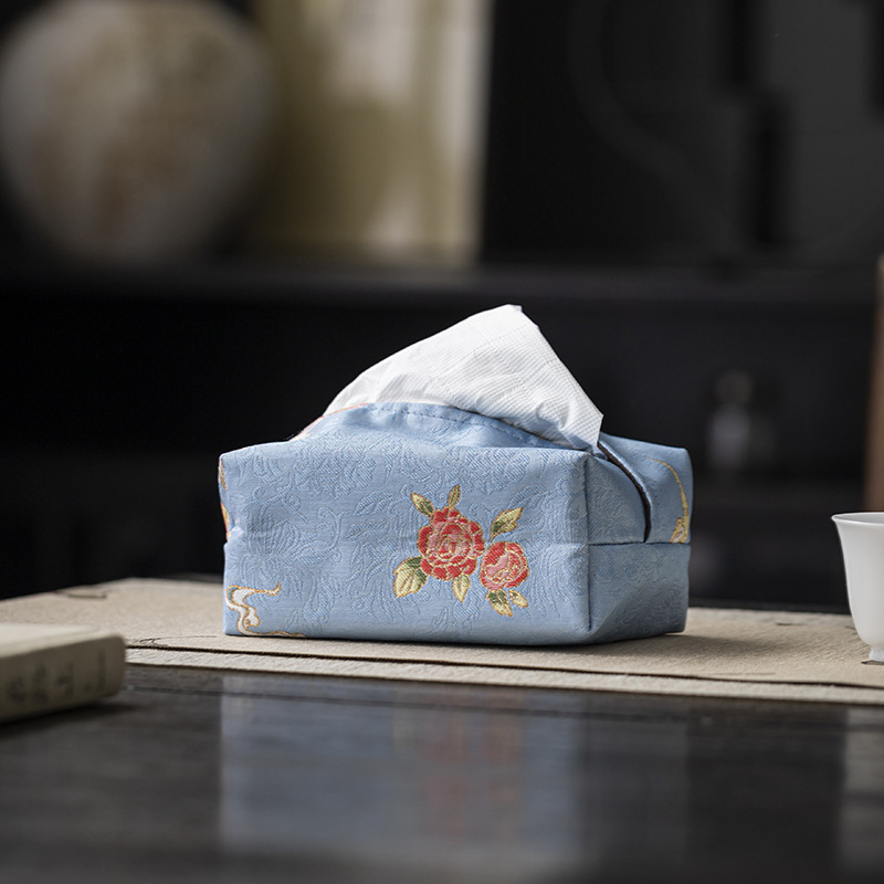 Ghế trà kiểu Trung Quốc không thấm nước sợi mây thơm lá cờ bàn khăn giấy kiểu Trung Quốc túi trà vải nghệ thuật đệm bàn trà thiền bàn trà bàn trà