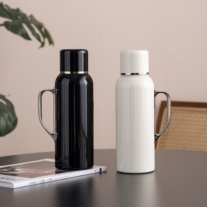 Ấm đun nước om đơn giản kiểu mới, cốc giữ nhiệt inox 316 dung tích lớn, bán buôn ấm trà om cầm tay ngoài trời