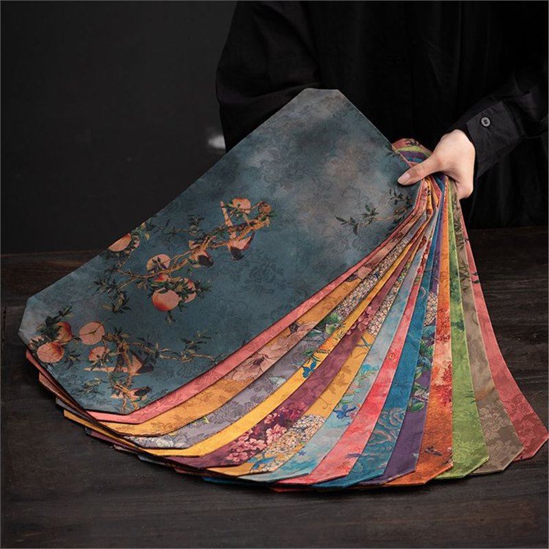 Xiangyunsha Zen bàn trà nhỏ phong cách retro vải trải bàn cao cấp phong cách Trung Quốc hai mặt phụ kiện trà đạo bán buôn
