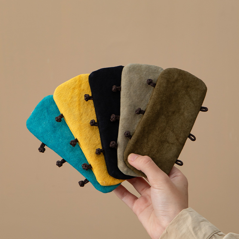 Bàn tay cầm ấm bằng sắt, vải chống bỏng, đệm cách nhiệt, móc đĩa, chùm, bông, lanh, chậu bạc, tay cầm bằng vải nghệ thuật, bộ vải bảo vệ, phụ kiện trà đạo