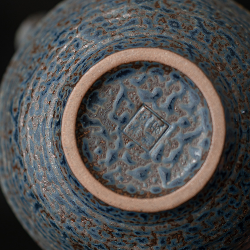 Bộ tách trà Kung Fu tráng men bằng đồng, Bộ trà gia dụng bằng đất sét đá cổ, Bộ tách trà cổ điển cao cấp