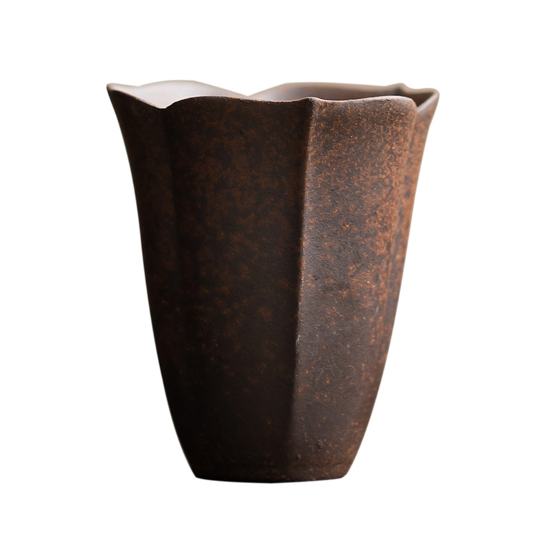 Thiết kế nguyên bản gốm cổ điển phong cách quốc gia cốc chủ sở hữu bùn đá dung tích nhỏ văn phòng gia dụng cốc trà gốm thô cốc đơn