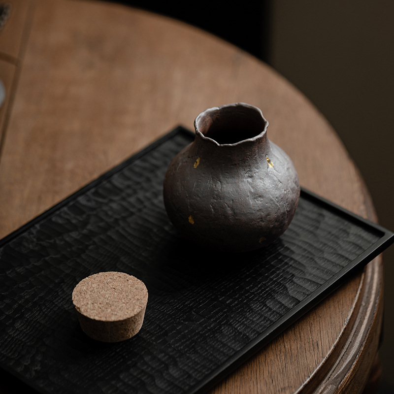 Bình đựng trà bùn đá cũ, bình đựng trà gia dụng bằng sứ, bình đựng trà rời cổ điển kiểu Trung Quốc, bình đựng trà trắng trà Pu'er