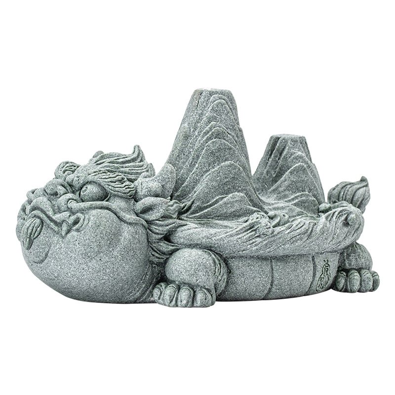 Đồ trang trí chơi trà sáng tạo giang sơn cát xanh