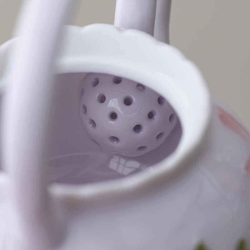 Ấm trà vẽ tay Aritiyaki, ấm cầm xà đơn tráng men, bộ trà Kung Fu sang trọng nhẹ cao cấp gia dụng, dụng cụ pha trà gốm sứ