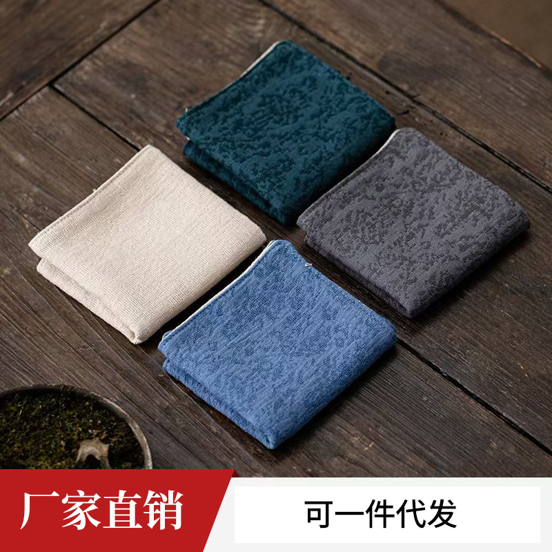 Khăn trà Kung Fu Khăn trà cao cấp thấm nước dày Bộ trà khăn bàn trà khăn bàn trà khăn bàn trà Thiền Khăn trải bàn phụ kiện bàn trà