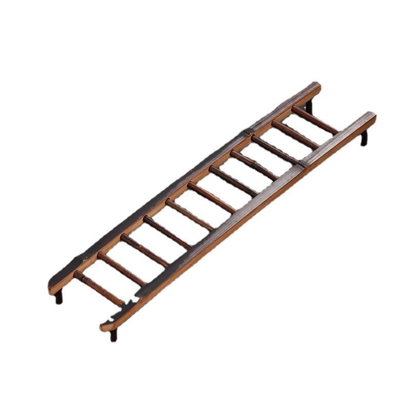 Giá để cốc trà, Phụ Kiện Giá để cốc tre, dụng cụ trà Kung Fu, giá để cốc tre, thoát nước, cacbon hóa