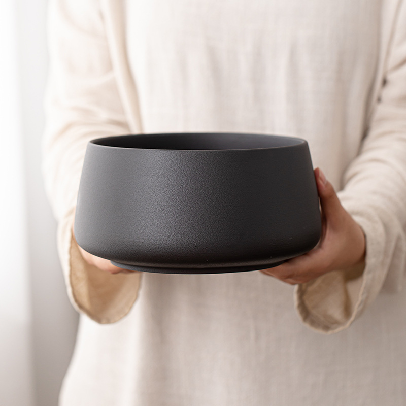 Bồn rửa trà đơn giản, bồn đựng trà gia dụng, cốc đựng nước, dụng cụ đựng trà dung tích lớn, bồn đựng nước thải, bát lớn, bồn đựng trà