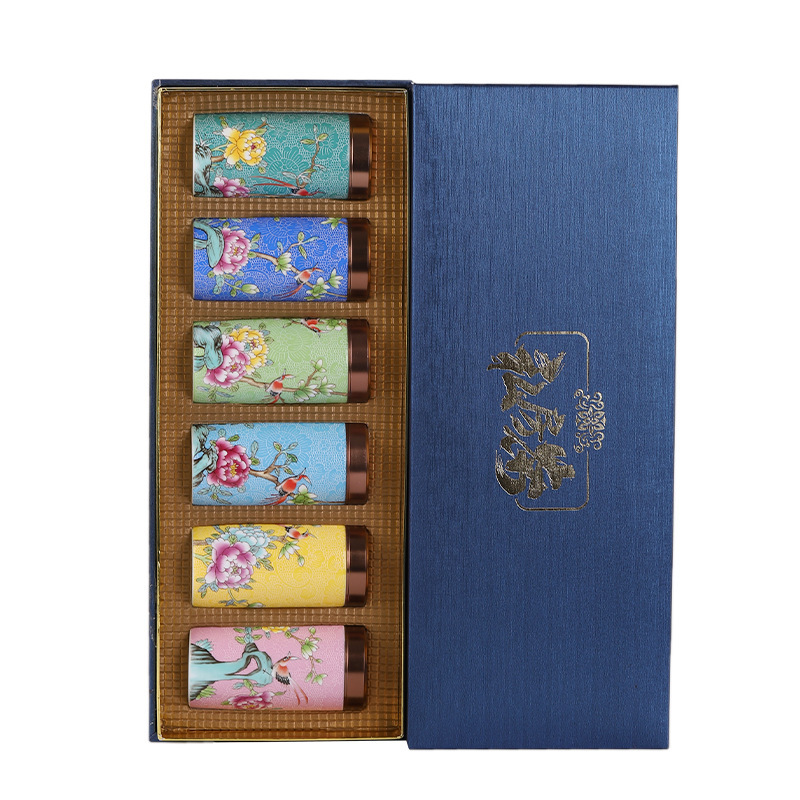 Hũ đựng trà gốm sứ tráng men, hũ đựng đồ du lịch mini cỡ nhỏ cầm tay, hũ đựng trà gia dụng, quà lưu niệm