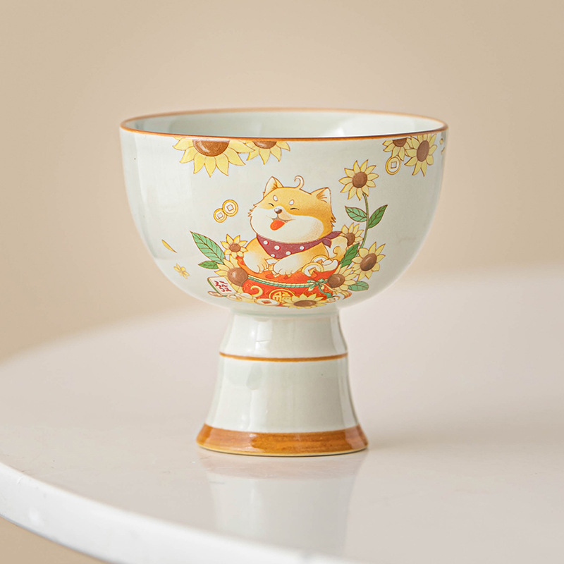 Chén trà gốm sứ cổ điển cốc trà một người uống cốc chủ nhân cốc trà đơn