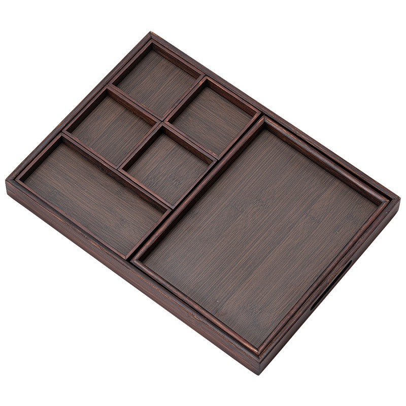 Đĩa giải khát Đĩa trái cây Bàn cà phê phòng khách gia dụng Đĩa trái cây khô Đĩa đồ ăn vặt kẹo có ngăn cách Đĩa đựng trà Khay đựng đồ