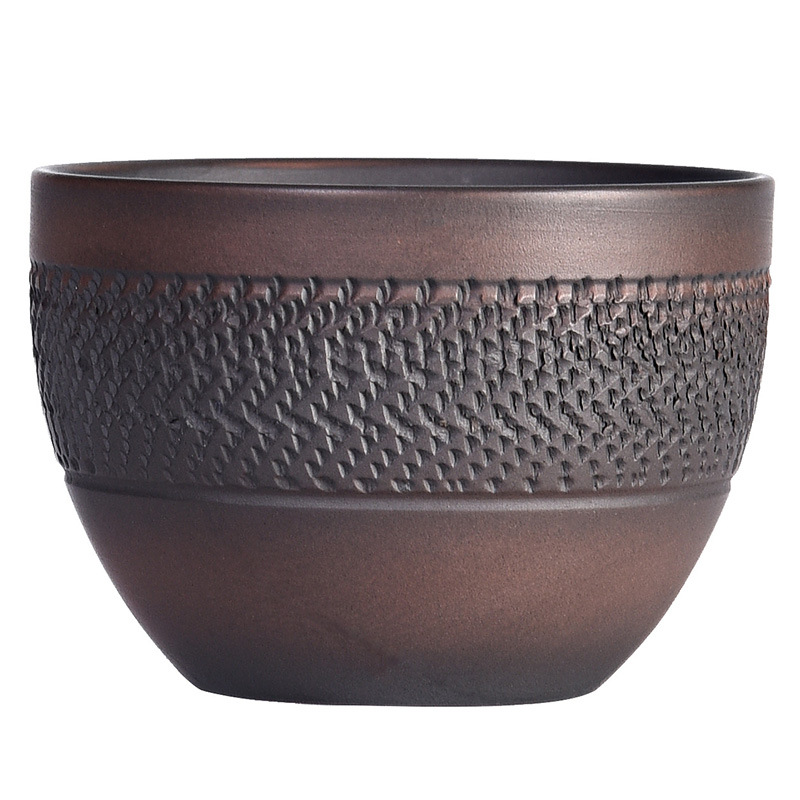 Cốc trà dao nhảy thủ công bằng gốm tím, bộ trà công phu bằng gốm sứ cao cấp, cốc chủ nhân cỡ lớn, bán buôn gia dụng