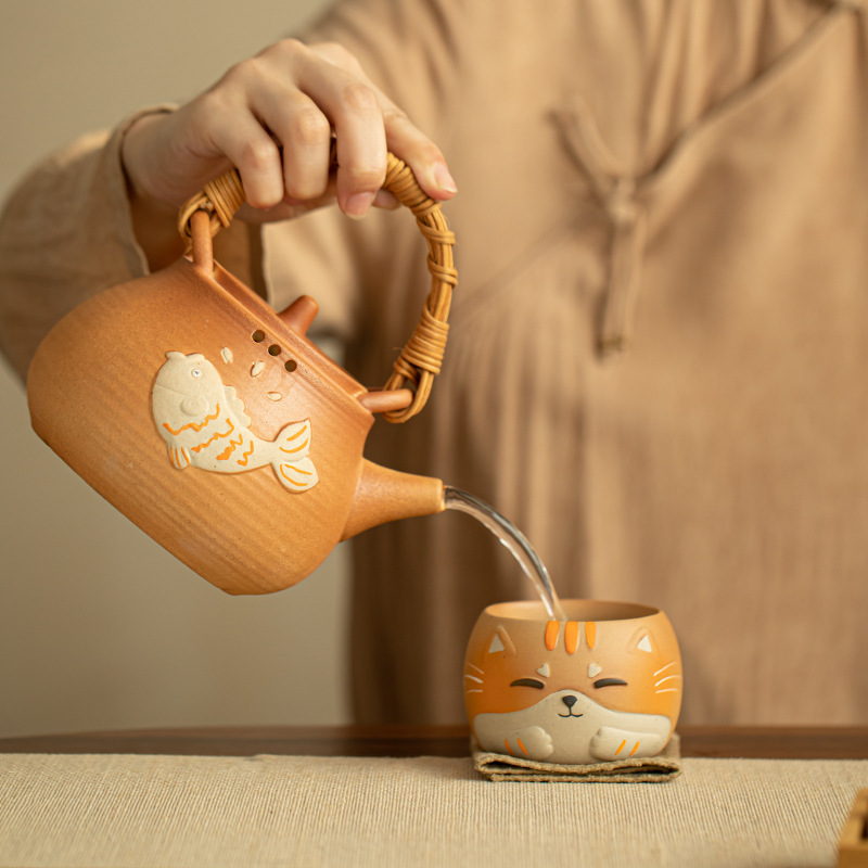 Bộ ấm trà ấm trà ấm trà ấm trà thu đông ngoài trời gia dụng ấm trà ấm trà ấm trà ấm trà ấm trà ấm trà ấm trà kiểu Trung Quốc