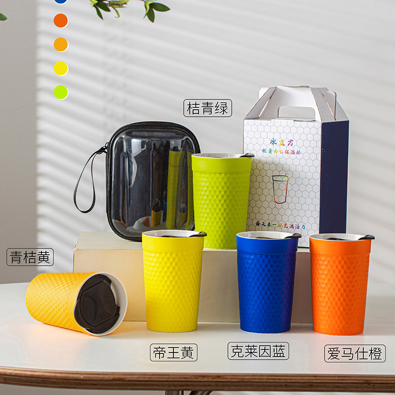 Cốc cà phê gốm sứ sang trọng nhẹ cốc đi kèm cốc cầm tay cầm tay cốc đựng nước dung tích lớn giữ nhiệt giá trị cao cho nam và nữ