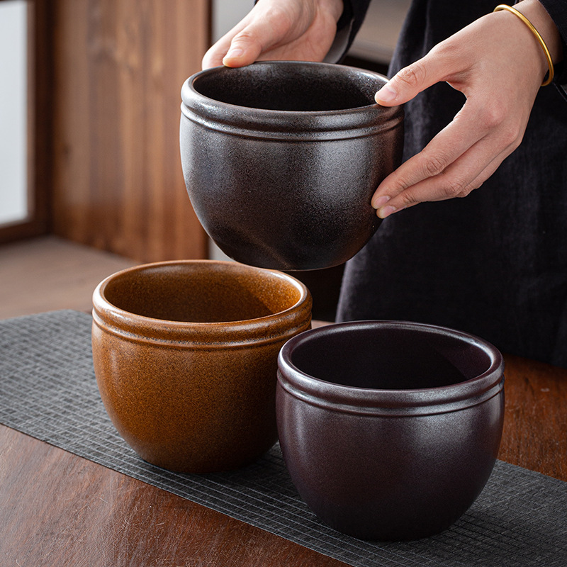 Thùng đựng nước thải Dashuimeng thùng đựng trà gốm sứ Jianshui gia dụng rửa trà bút rửa chén đựng trà bát bộ trà Kung Fu