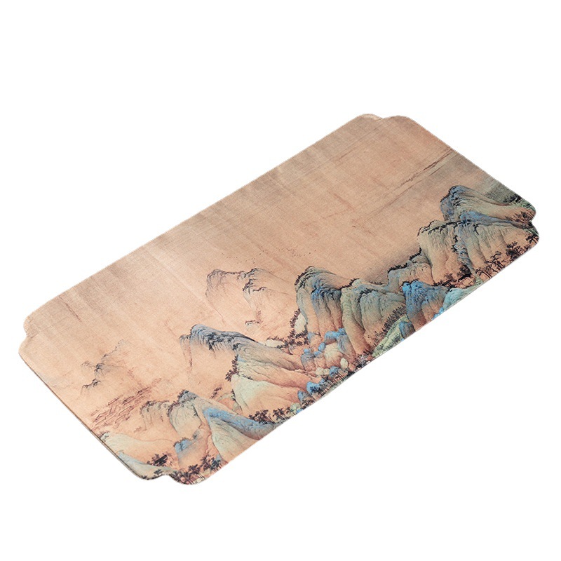 Thảm pha trà khô vải không thấm nước đệm bàn trà khăn bàn trà phụ kiện bàn trà khay trà Bộ trà Kung Fu Khăn trà vải trà Thiền kiểu dáng nhỏ