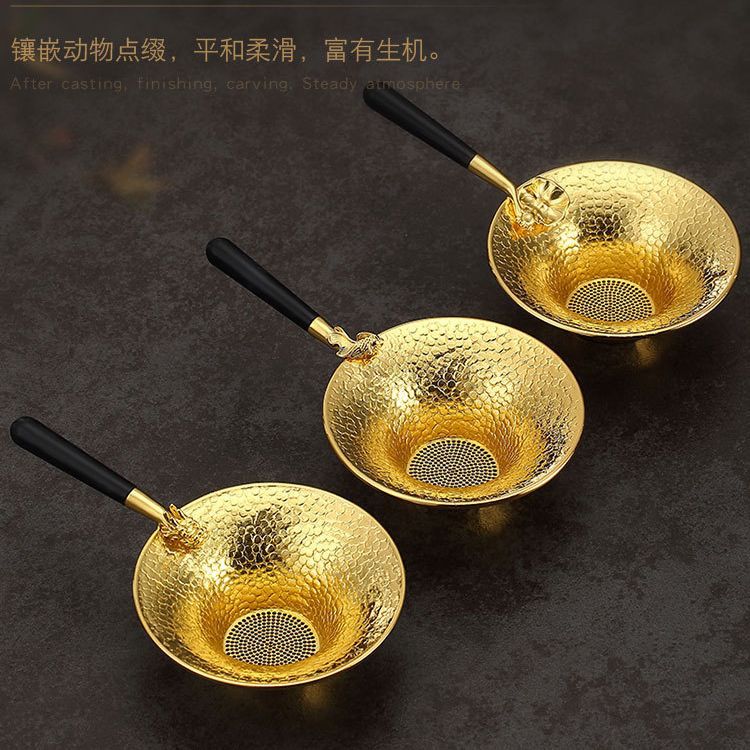 Lưới lọc trà bằng đồng thau lưới lọc trà lưới lọc trà phụ kiện phụ kiện bộ lọc trà Bộ lọc trà cao cấp tạo tác pha trà
