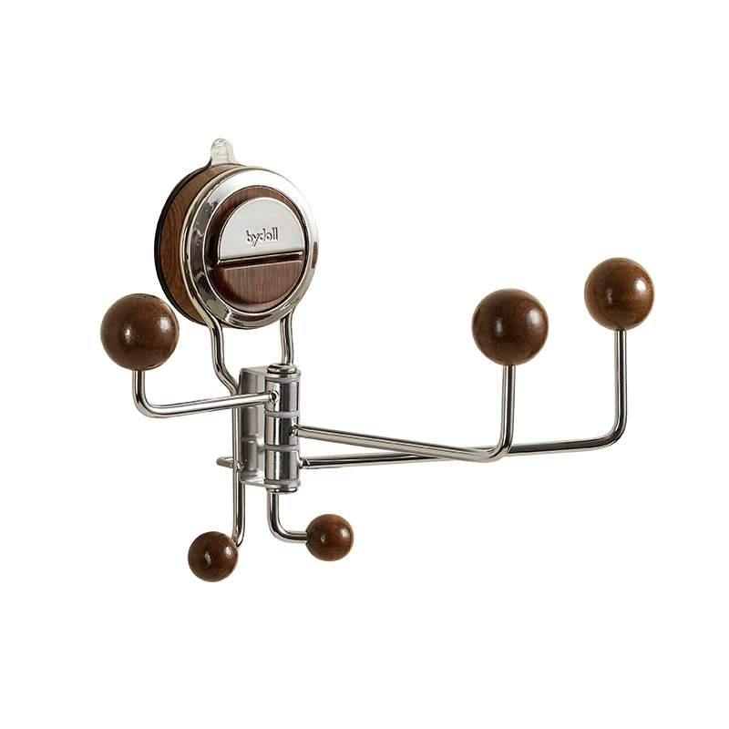 Móc treo cốc hút chân không bydoll treo tường phòng tắm kiểu cổ phía sau cửa không đục lỗ móc treo quần áo chịu lực