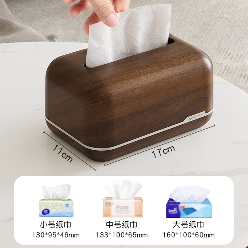 Hộp đựng khăn giấy phòng khách để bàn, bàn trà phong cách cổ, hộp đựng giấy hút từ tính lò xo gia dụng sang trọng nhẹ phòng ngủ