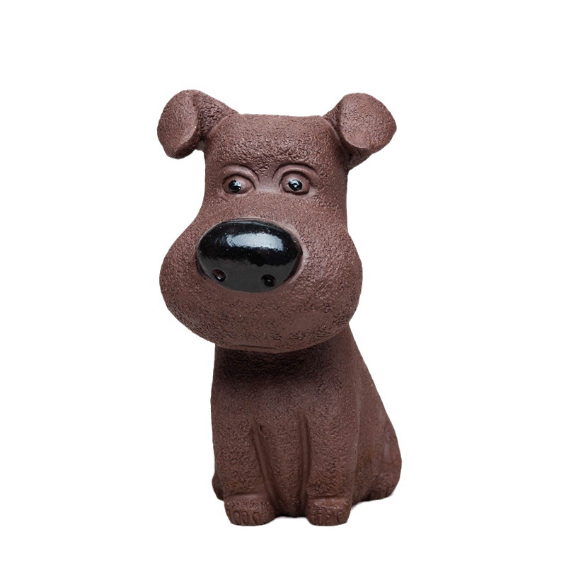 Trà tử sa khoáng nguyên bản Nghi Hưng, bàn trà Chó Cưng, Khay bàn, đồ trang trí nhỏ, Bộ trà cung hoàng đạo, phụ kiện có thể nâng cao