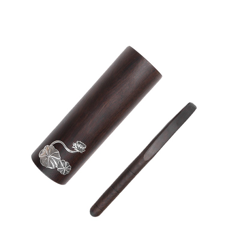 Bán buôn công cụ nghệ thuật trà gỗ Đàn hương đen gỗ đặc để thưởng thức trà