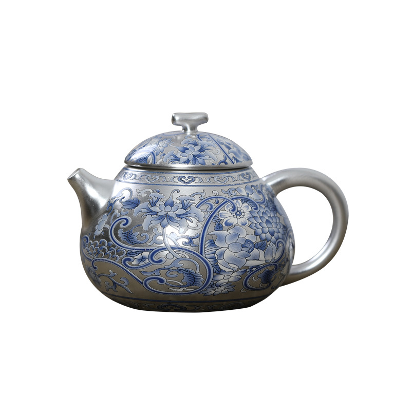 Bộ ấm trà Kung Fu cao cấp bằng bạc 999