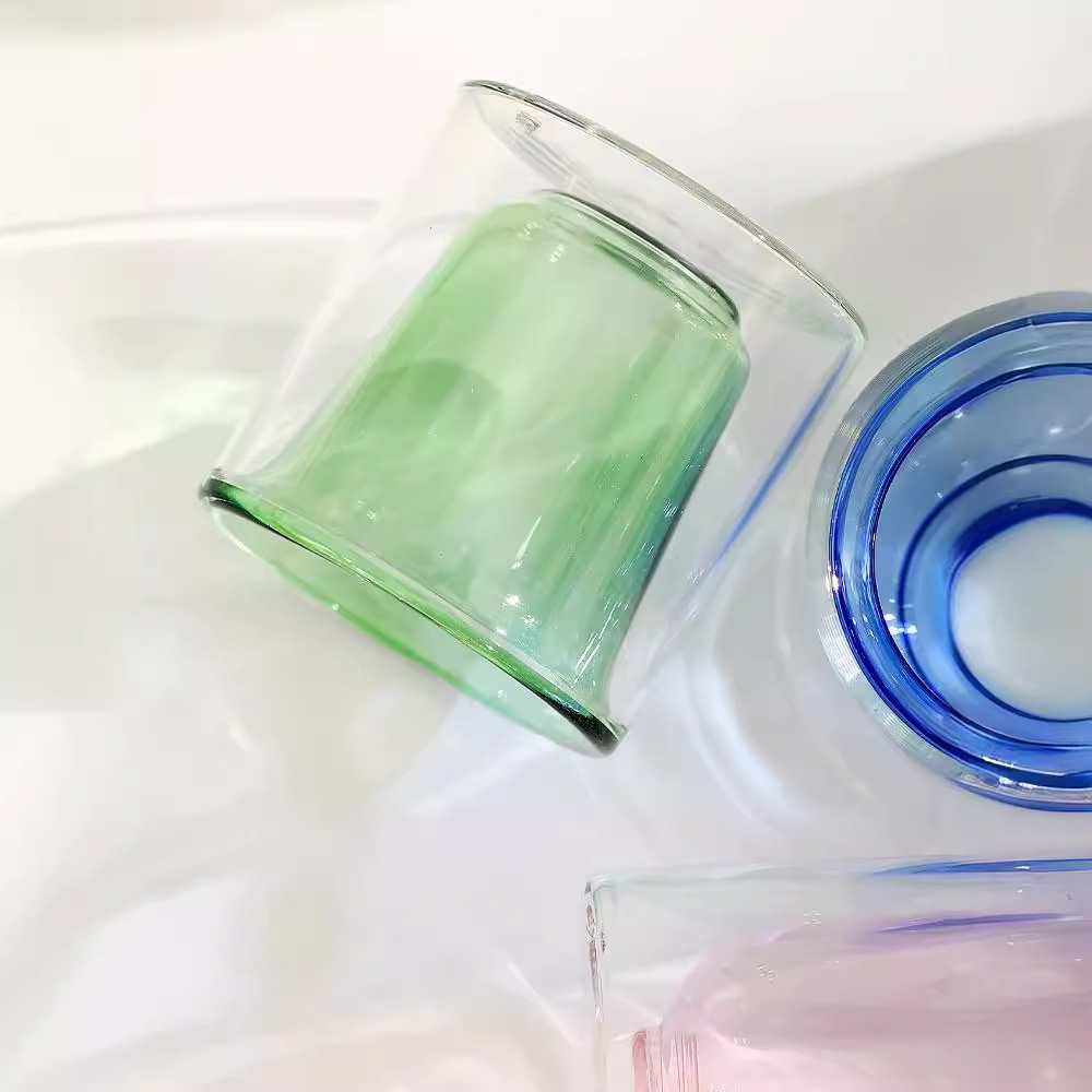 Bộ tách trà thủy tinh hai lớp Borosilicat cao Bộ tách trà thủy tinh gia dụng trong suốt Bộ trà Kung Fu