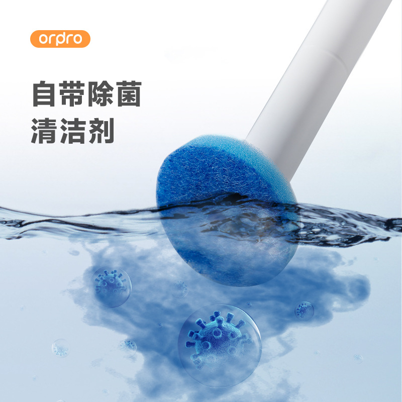 Bàn chải bồn cầu dùng một lần, bộ bàn chải treo tường gia dụng không góc chết, nhà vệ sinh chuyên dụng, đồ tạo tác kiểu mới 2024