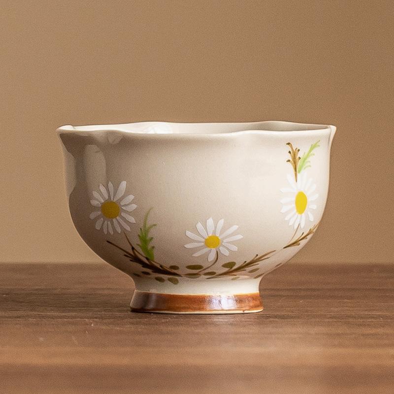 Vẽ tay Juyun Master Cup Tách trà cá nhân Bộ trà Kung Fu Tách trà đơn Chén trà gốm sứ Hộp quà