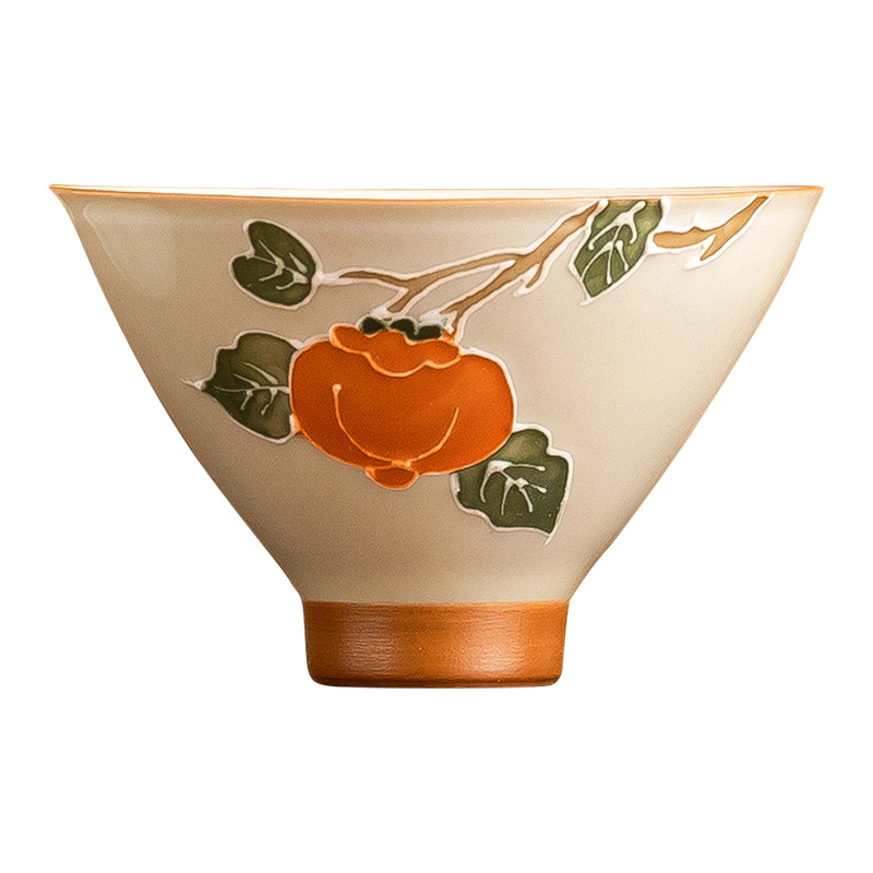 Cốc cốc cốc cốc cốc cốc cốc cốc cốc cốc pha trà Kung Fu gia dụng kiểu Trung Quốc cốc cốc đơn bộ trà gốm sứ cao cấp