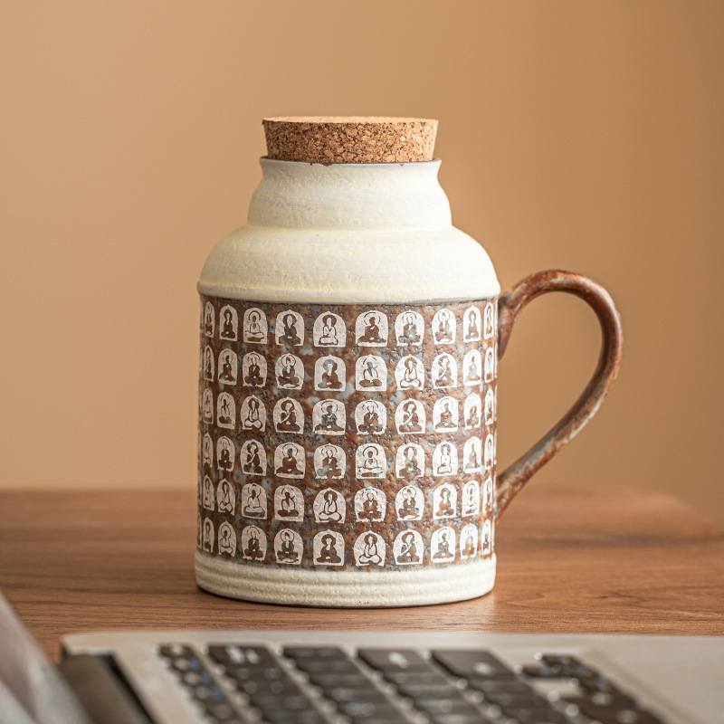 Cốc ấm tay mùa đông mạ bạc phong cách Trung Quốc cốc ấm tay nhỏ gia dụng dụng dụng cụ trà kungfu ấm trà nghẹt ấm đơn bán buôn