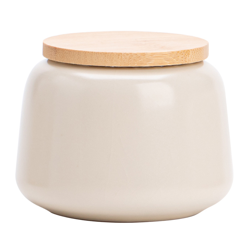 Bình đựng trà gốm sứ văn phòng gia dụng, bình đựng trà chống nấm mốc, chống ẩm, bình đựng trà, phụ kiện bộ trà