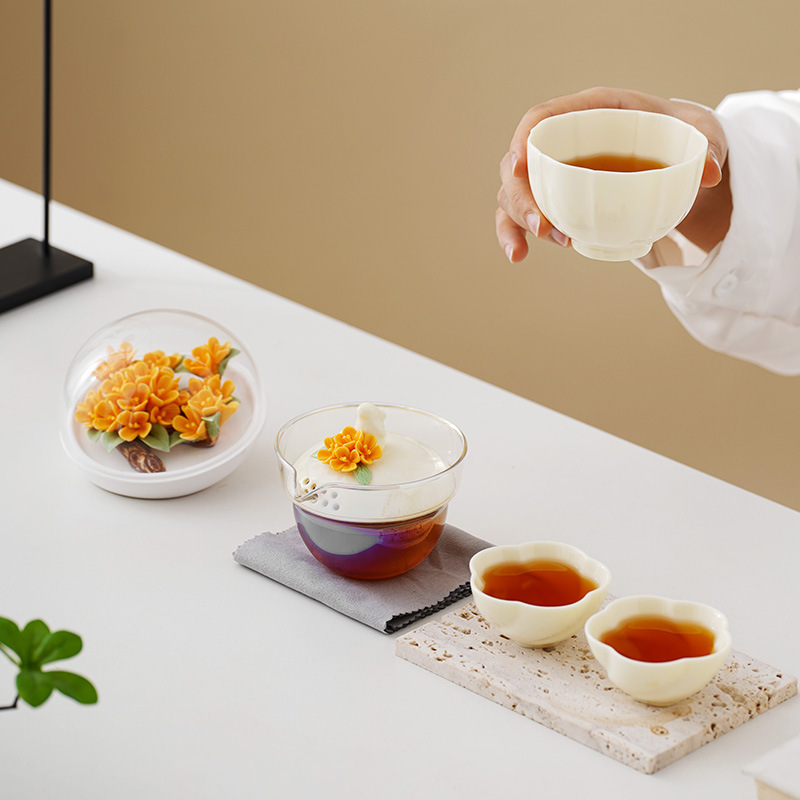 Di sản văn hóa phi vật thể, hoa kẹp tay, thỏ osmanthus vàng, một ấm ba cốc, hộp quà khuếch đại osmanthus, hương liệu Trung thu, ngày nhà giáo