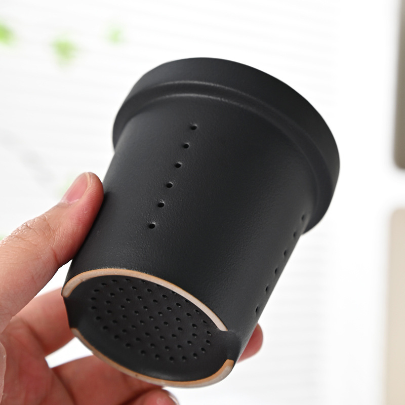 Cốc pha trà gốm cốc tách nước trà cốc trà dung tích lớn có nắp cốc nước cá nhân văn phòng quà tặng