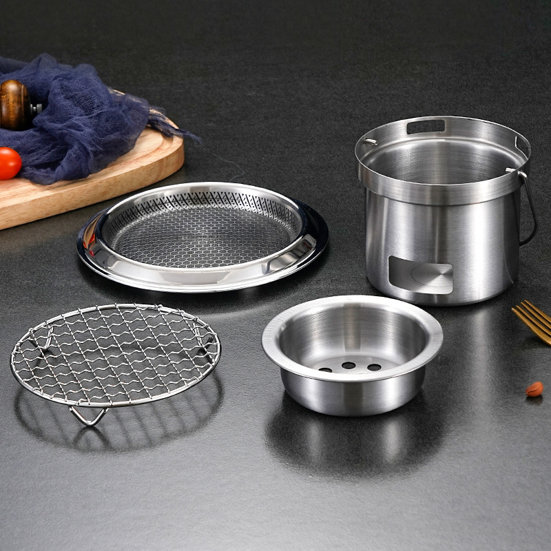 Bếp nướng mini 1 người kiểu Hàn bếp nướng ngoài trời bếp nướng trà đạo PBCP15