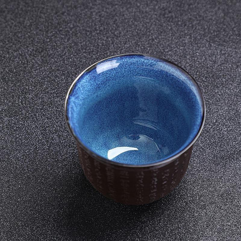 Cốc trà gốm sứ biến đổi lò cát tím cốc cá nhân sáng tạo cốc đơn cốc trà chủ nhân kinh tim cổ điển cùng kiểu dáng Trung Quốc Douyin