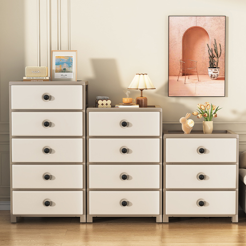 Tủ đựng đồ kiểu ngăn kéo 34cm Tủ đựng đồ bằng nhựa Tủ đựng đồ ăn nhẹ phòng khách Kệ để đồ dưới bàn làm việc nhiều tầng