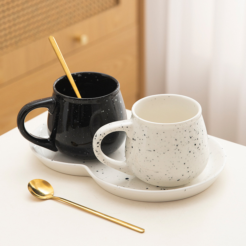 Bộ cốc uống nước gốm sứ cốc cặp đôi gia đình cốc cốc uống nước văn phòng dung tích lớn cốc cà phê