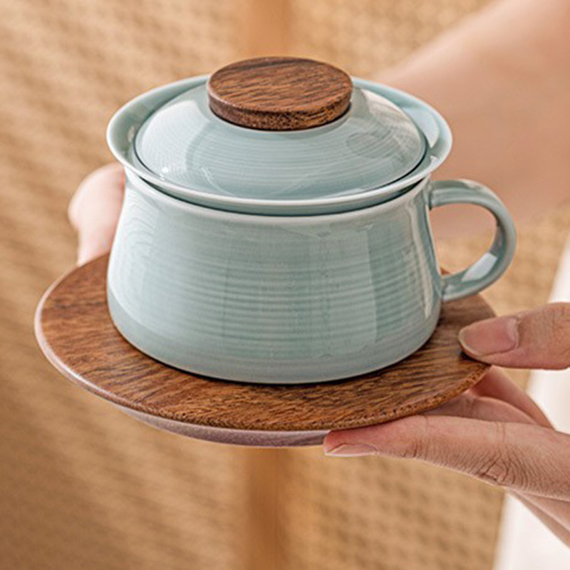 Tách trà tách trà tách trà cốc nước văn phòng cốc trà cà phê gốm sứ cốc tích hợp cốc cà phê hộp quà