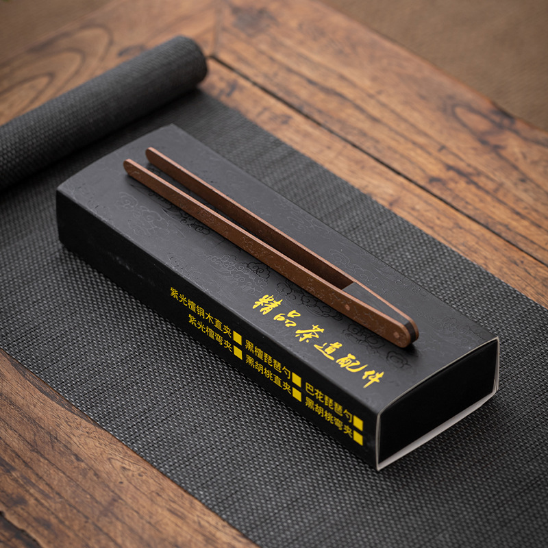 Kẹp trà bằng đồng vân búa kẹp rửa chén kẹp trà kẹp trà kẹp trà bằng đồng kẹp trà phụ kiện trà đạo sáu quý ông