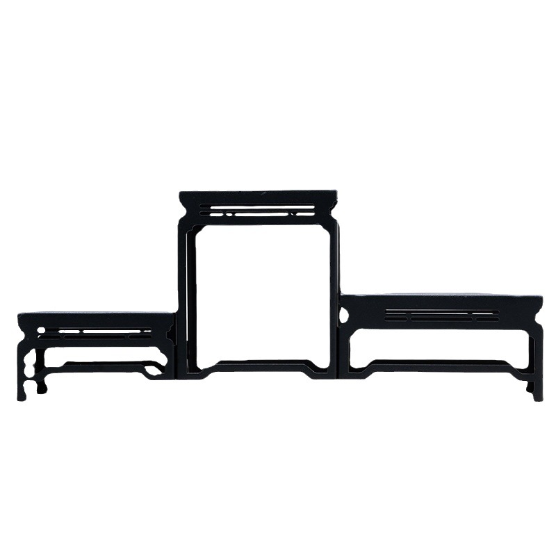 Giá để đồ bằng sắt Da'antang, giá để đồ Bộ trà, phòng trà, Giá trưng bày không gian trà, Giá đựng đồ Bogu, tách trà, giá ấm trà