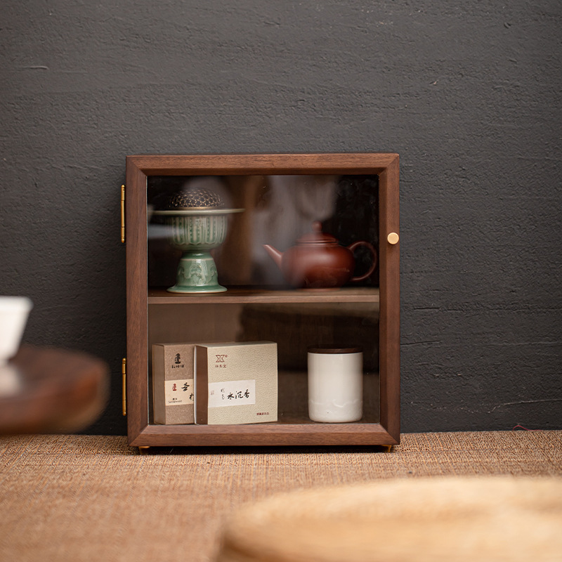 Tủ bàn ăn bằng gỗ nguyên khối kiểu Nhật, tủ để bàn, tủ, tủ, bàn ăn màu óc chó, giá để bàn, giá để bàn