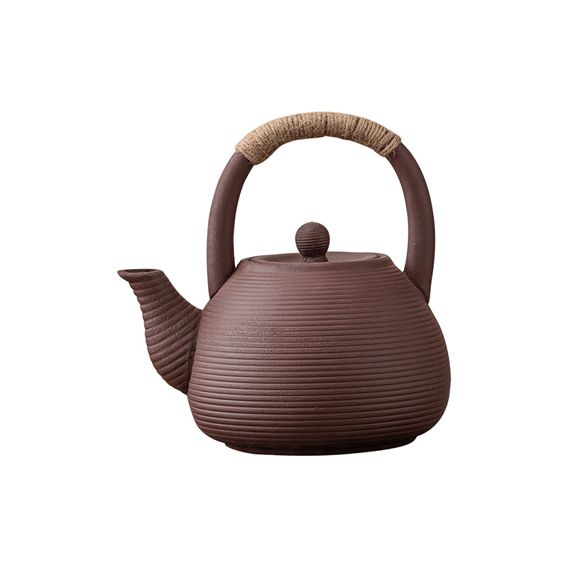 [Giảm giá thông quan đặc biệt] Ấm trà gốm sứ gia dụng chất lượng cao, ấm đun nước, bếp nấu trà cổ điển, phụ kiện bộ trà