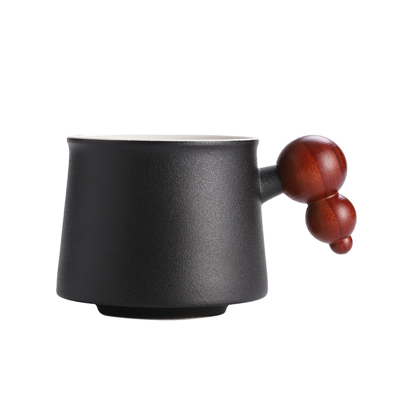 Cốc Bầu Kiểu Trung Quốc cốc cà phê sáng tạo giá trị cao Cốc gốm sứ nhỏ cốc Latte tinh tế cao cấp