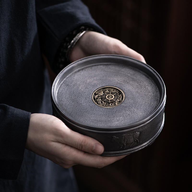 Ấm cổ kính, ấm cổ kính, bộ trà kung fu kiểu Nhật cổ điển, khay trà pha khô, khay đựng nước, khay đựng trà, khay đựng nước